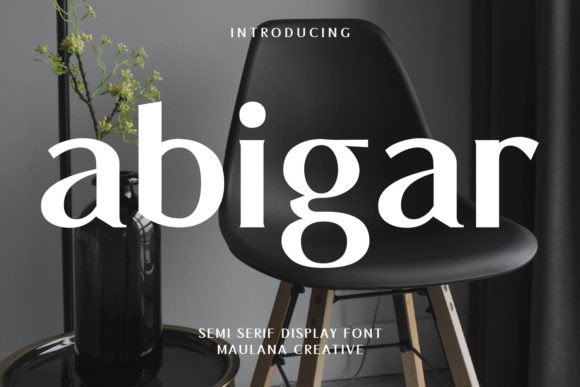 Abigar: A Premium Serif Font for Modern Web Design