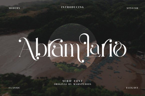 Abram Lario: A Serif Font for Bold Campaigns