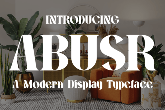 Abusr: A Serif Font for Crafters