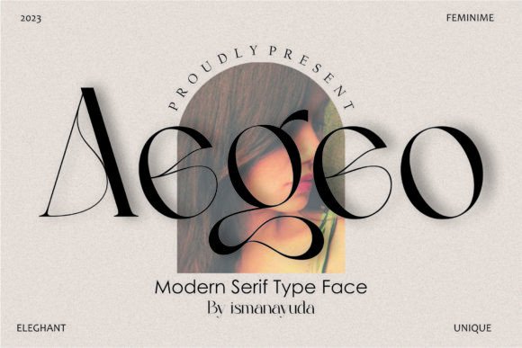 Aegeo: A Refined Serif Font for Digital Design