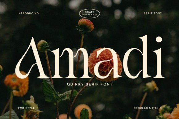 Amadi Typeface: Whimsy for Editorial Design