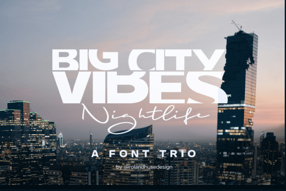 Big City Vibes Nightlife Font for Bold Campaigns