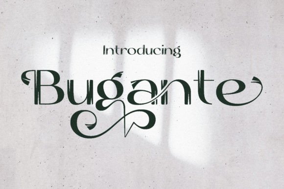 Bugante: A Serif Font for Digital Elegance