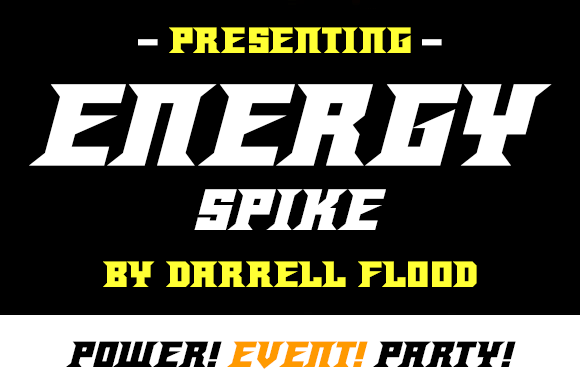Energy Spike: A Bold Serif Font for Digital Impact