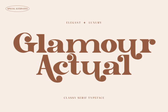 Glamour Actual: A Serif Font for Modern Web Design