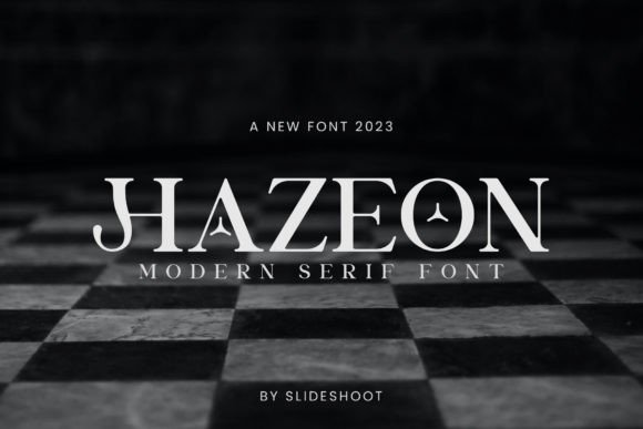 Hazeon: A Refined Serif Font for Editorial Design