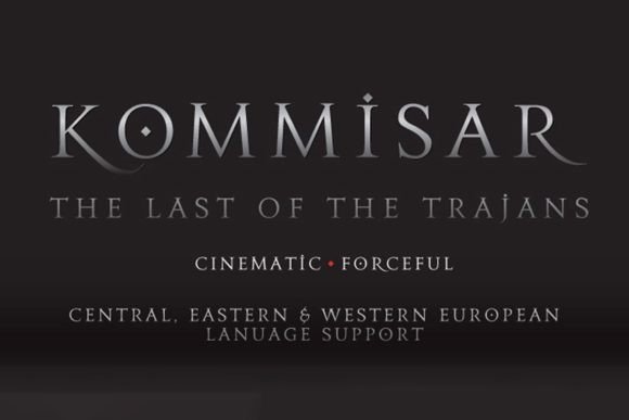 Kommisar: A Serif Font for Bold Digital Headers