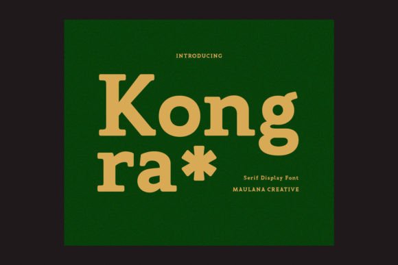 Kongra Font Review: Elevating Campaign Visuals