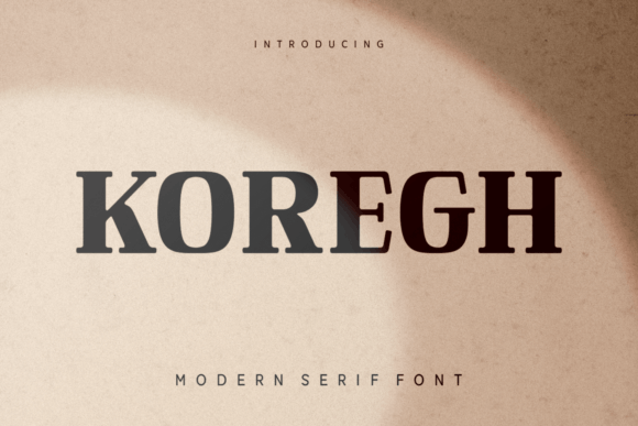 Koregh Typeface Review: Elevating Brand Identity