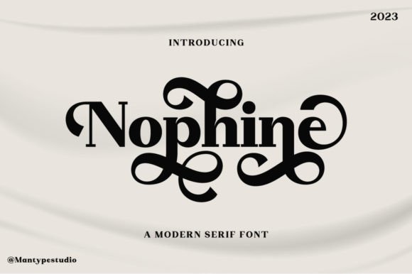 Nophine: A Serif Typeface for Stronger Branding
