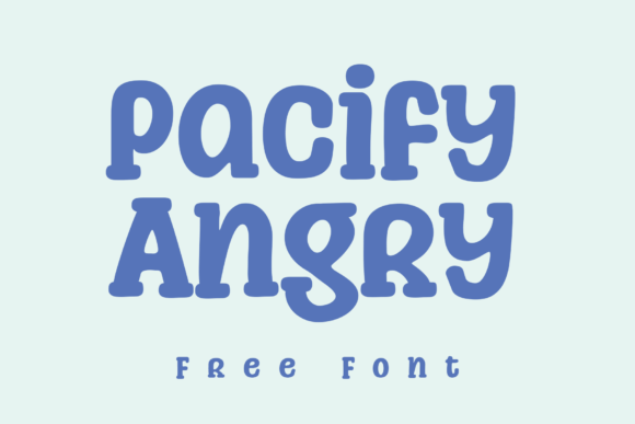 Pacify Angry: A Playful Serif Font for Branding