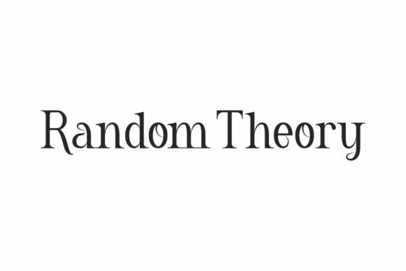 Random Theory: A Serif Font for Bold Web Headers