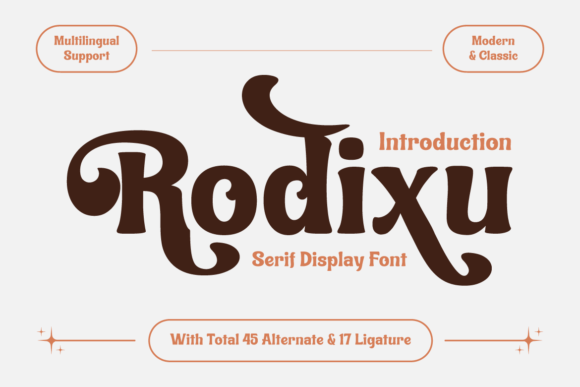 Rodixu: A Refined Serif Font for Editorial Design
