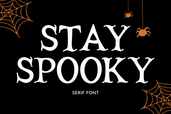 Stay Spooky Font: A Playful Serif for Editorial Design
