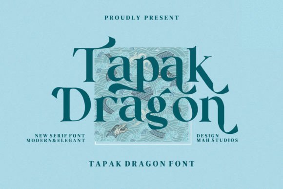 Tapak Dragon: A Bold Serif Font for Web Design