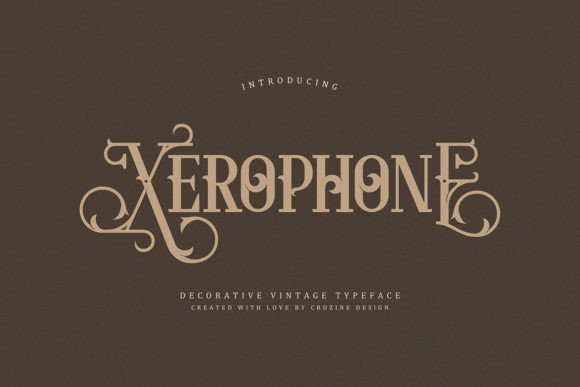 Xerophone: An Elegant Serif Font for Editorial Design